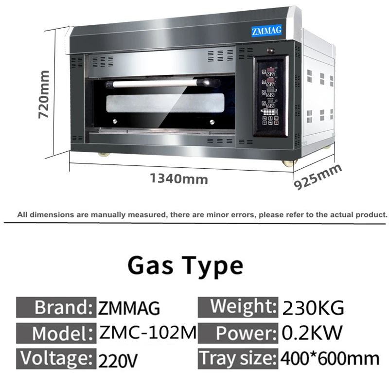 small commercial bakery equipment deck oven spare parts steam injection gas electric bread oven