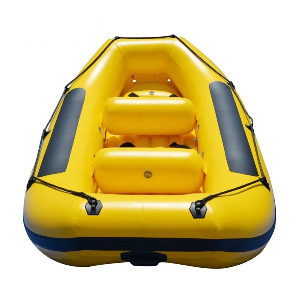 Trending Inflatable Raft 1.2 mm PVC 8 Person Inflatable Boat Dinghy 15ft 3m 4m 5m 6m Custom Certified Air Fishing Racing Boats