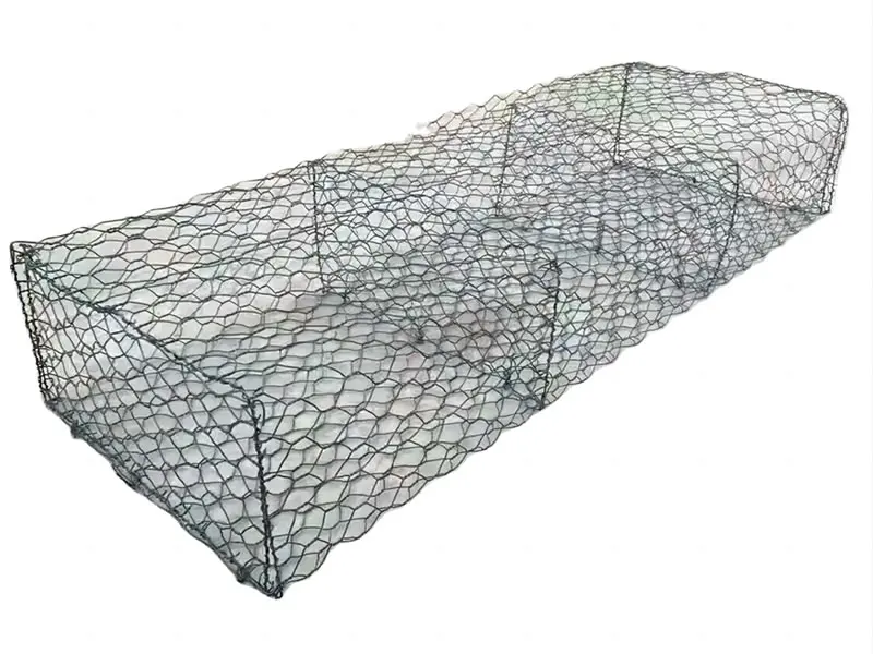 Защитная каменная корзина для защиты реки, тканый габионный матрас, оцинкованный или с ПВХ покрытием