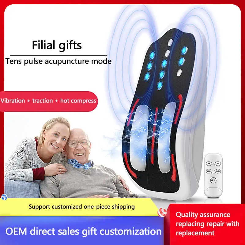 YICOLY TENS waist Lumbar vertebrae traction corrector infrared magnetic back pain massage machine shiatsu electric back massager