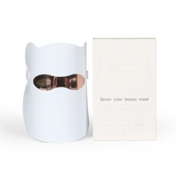 Competitive Price Red Light Therapy Masks Neck Devices 7 Color Red Led Light Beauty Therapy Silicone Masks
