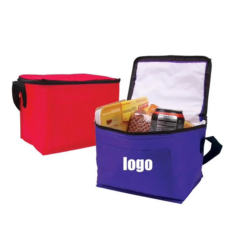 Custom eco friendly reusable insulated lunch food picnic packet take-out cooler bag
