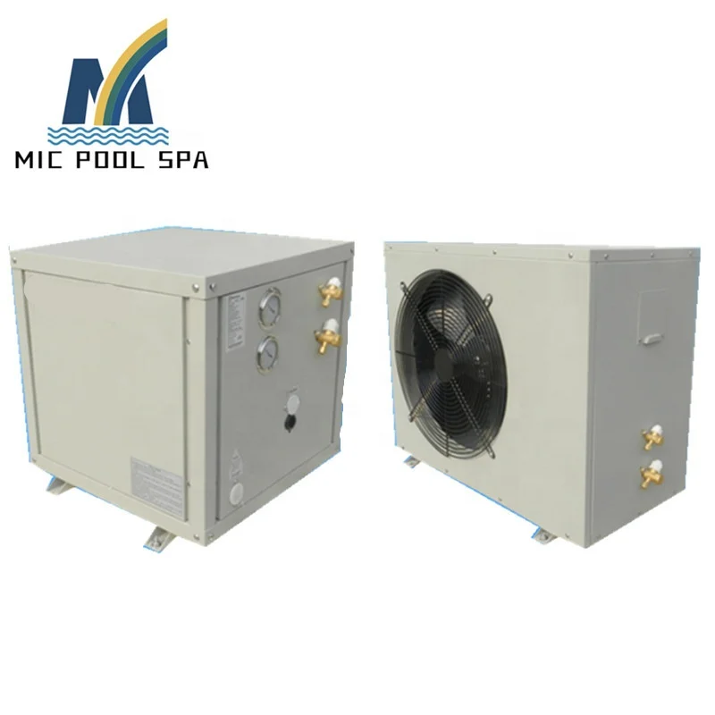 Небольшой бассейн MD20D MD30D MD50D MD60D MD100 тепловой насос титановый теплообменник для бассейна воздушный