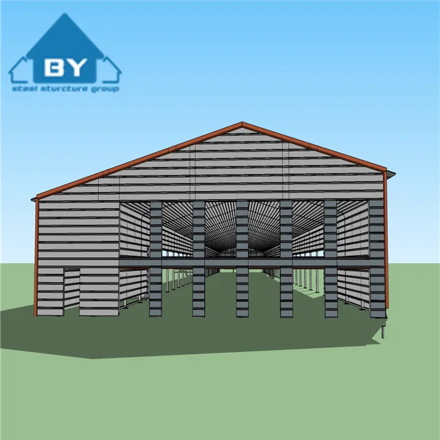 Factory Wholesale Easy Assembly Steel Structure Metal Building Material Prefab Warehouse For Sale