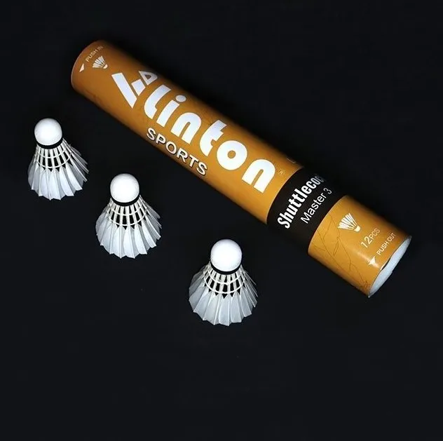 Factory Sale Wholesale Cheap Exercise Fitness Duck Feather Good Flight Badminton
