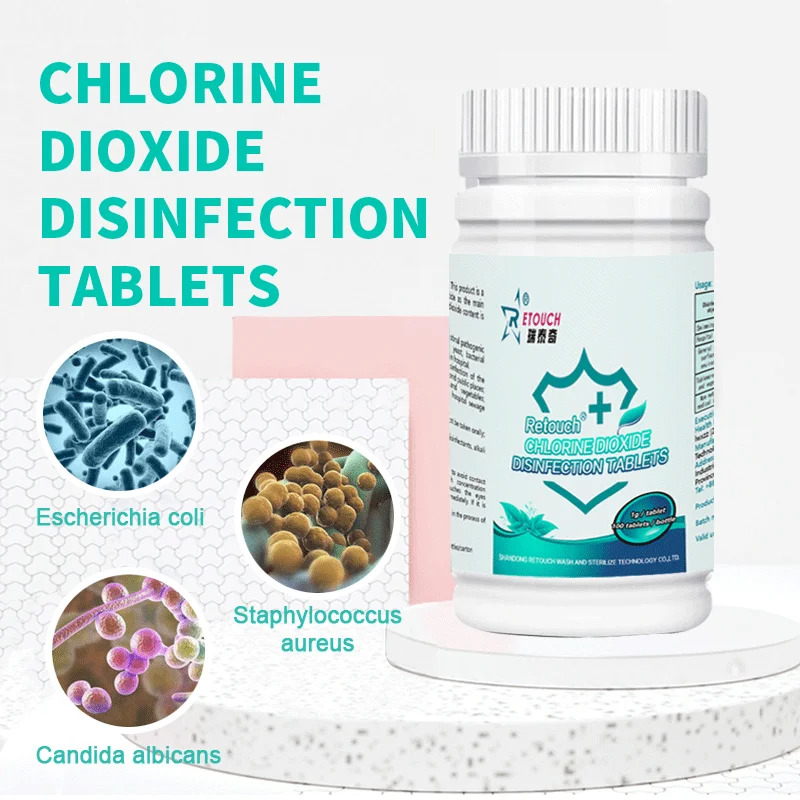 water treatment use chlorine dioxide disinfection tablet