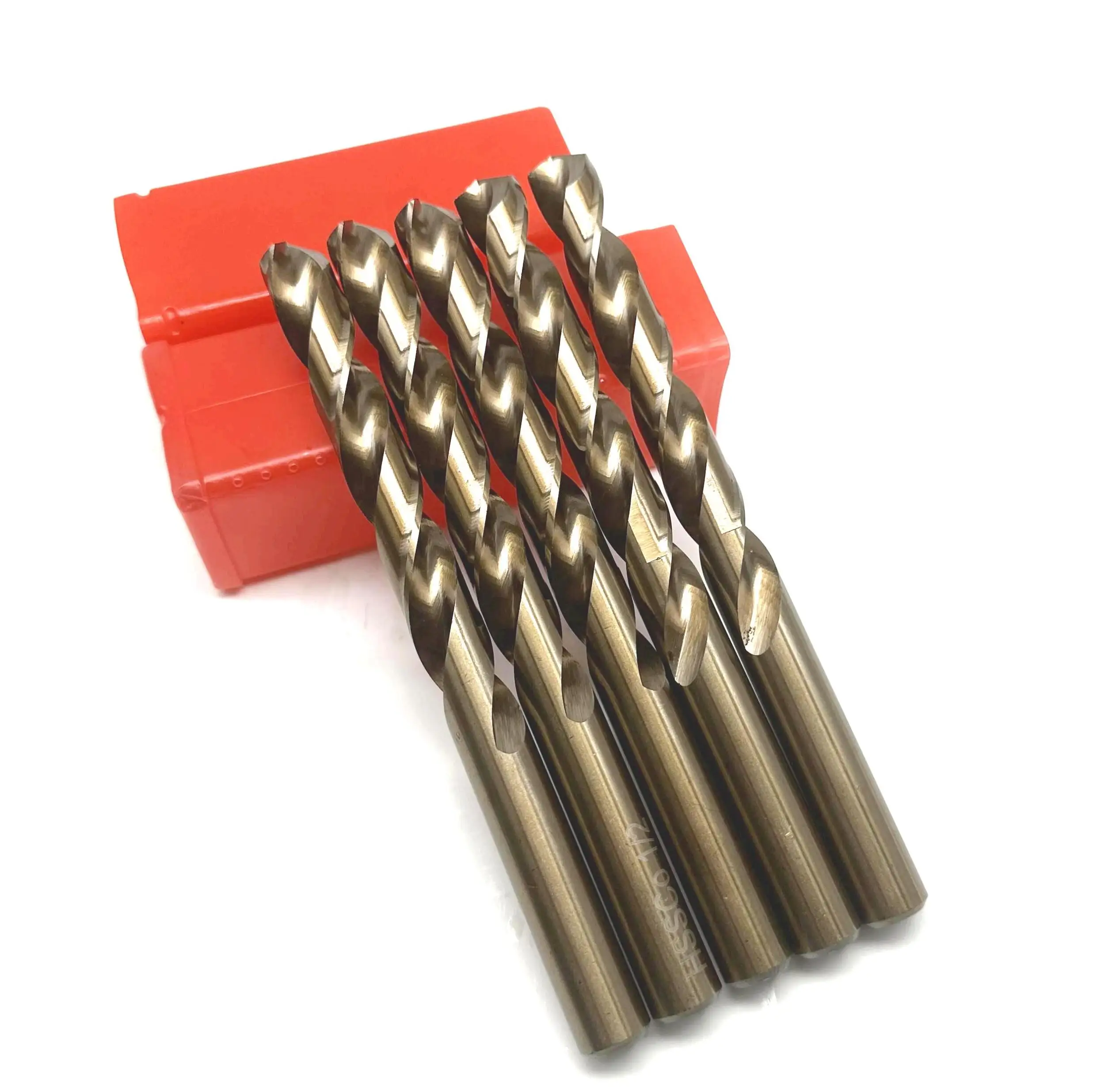 Drill Bits BOMI BMF-00 hot sale DIN338 HSS M35 M2 Cobalt Straight Shank Twist Drill Bit for hard Stainless Steel