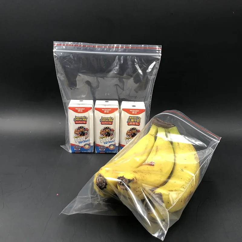 eco-friendly customized food grade candy packaging plastic LDPE zip lock bag