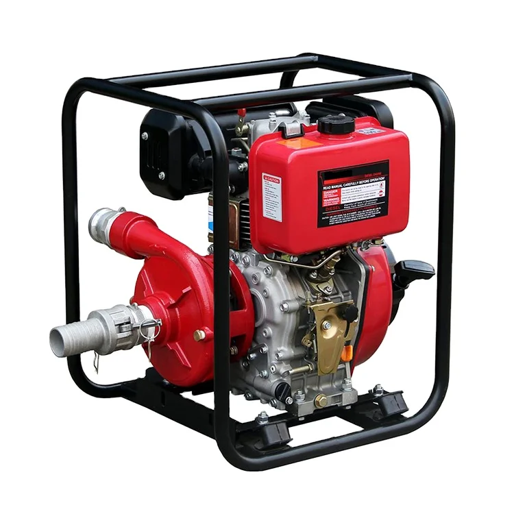 EZONE 2 Inch Air-cooled High Pressure Cast Iron Water Pump With 10HP 186FA Diesel Engine