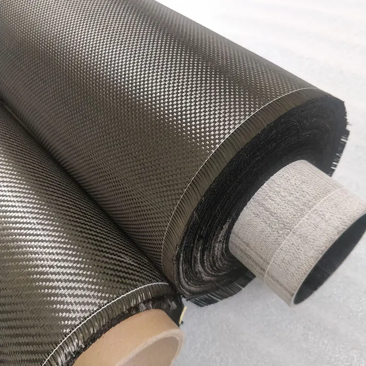 Black 3k 240gsm Plain Carbon Fiber Fabric Cloth Material