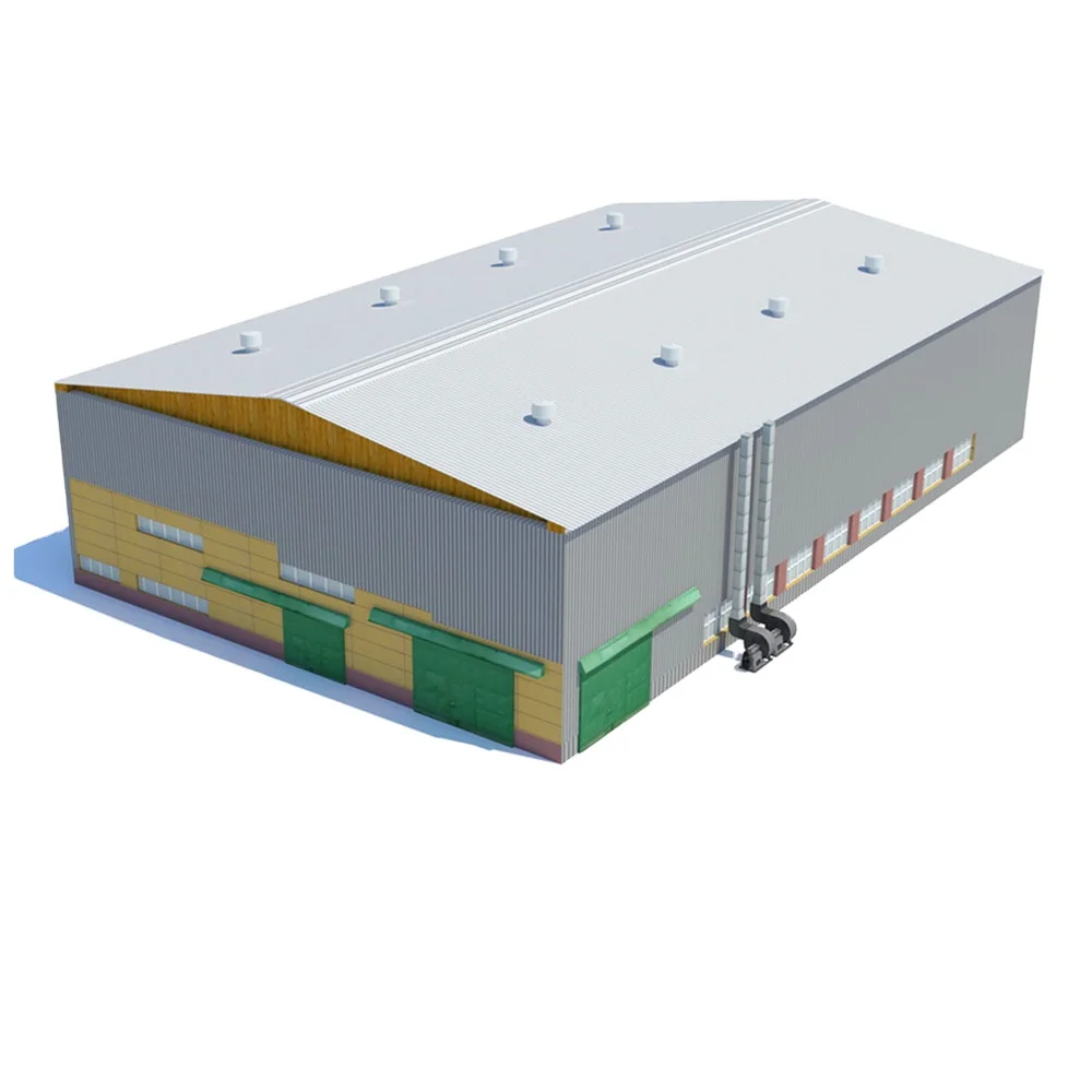 Steel Structure Warehouse Steel Frame Construction Prefabricated Warehouse Metal Building structure