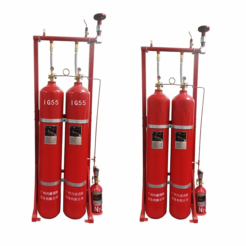 80L Automatic IG55 Gas fire suppression system Clean Agent