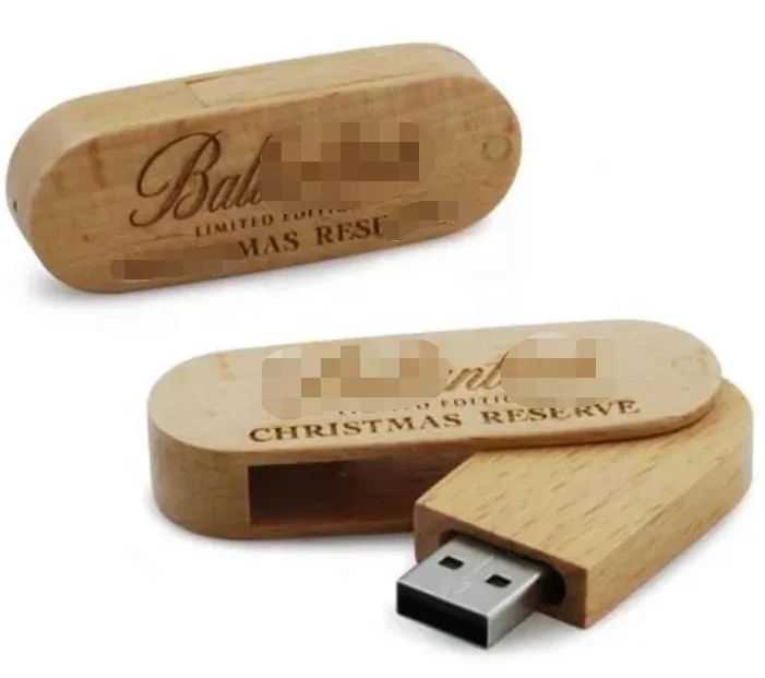 Most hot sale wood swivel memorias USB USB Pendrive USB flash drive 2GB 4GB 8GB 16GB  with customized logo