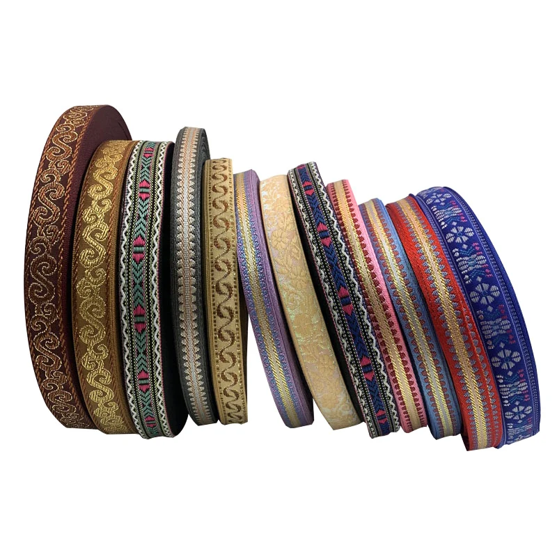 custom jacquard logo seat belt webbing woven logo printed jacquard elastic webbing