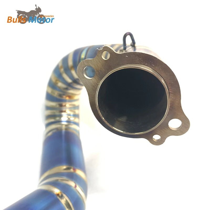 For Husqvarna-s FE501 Front exhaust header  titanium exhaust dwonpipe for offroad bike  FE450 moto escape 50.5mm