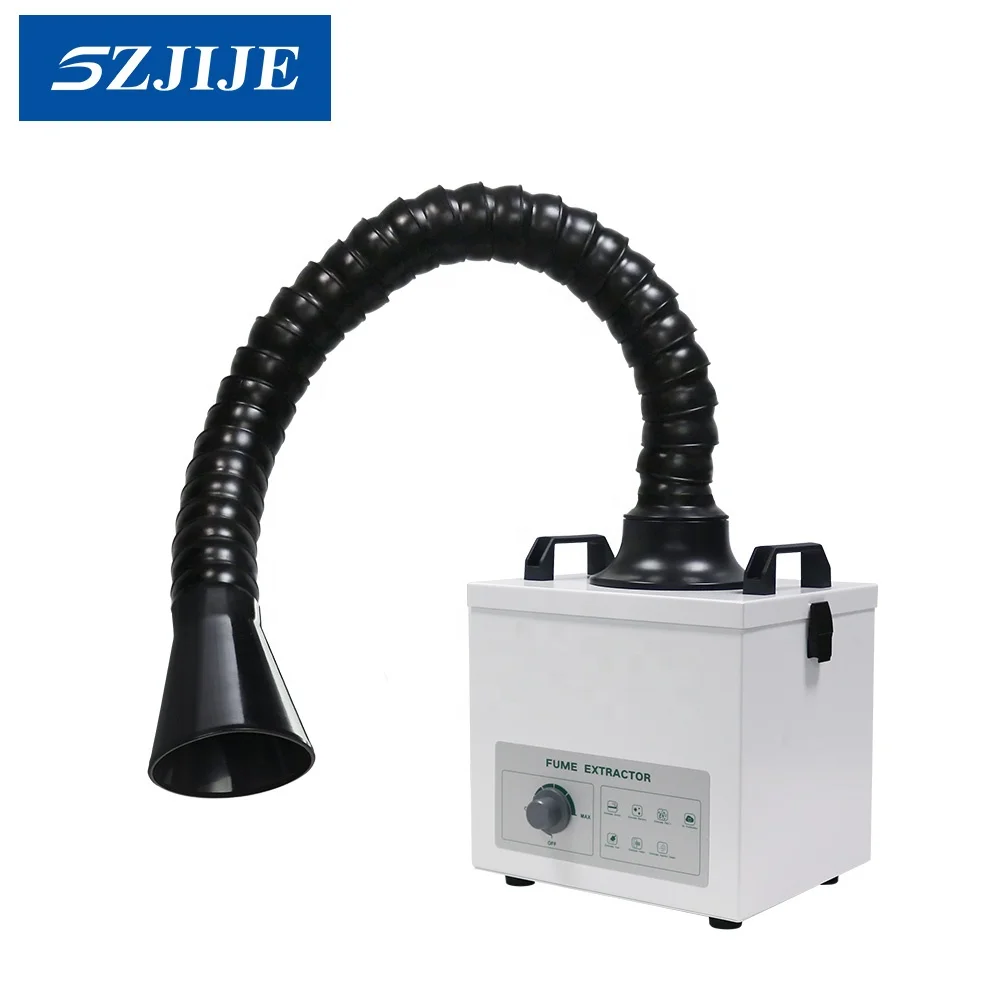 100W Three Layer Filters Desktop Soldering Smoke Dust Collector Laser Marking Fume Extractor
