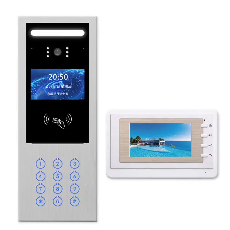 Мульти билдинг видео интерком система контроля доступа в частный дом