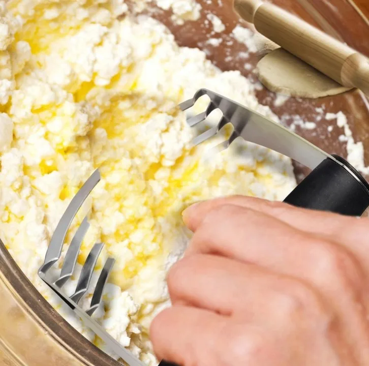 Ручной металлический резак для выпечки кондитерские инструменты венчик теста миксер блендер муки из нержавеющей стали