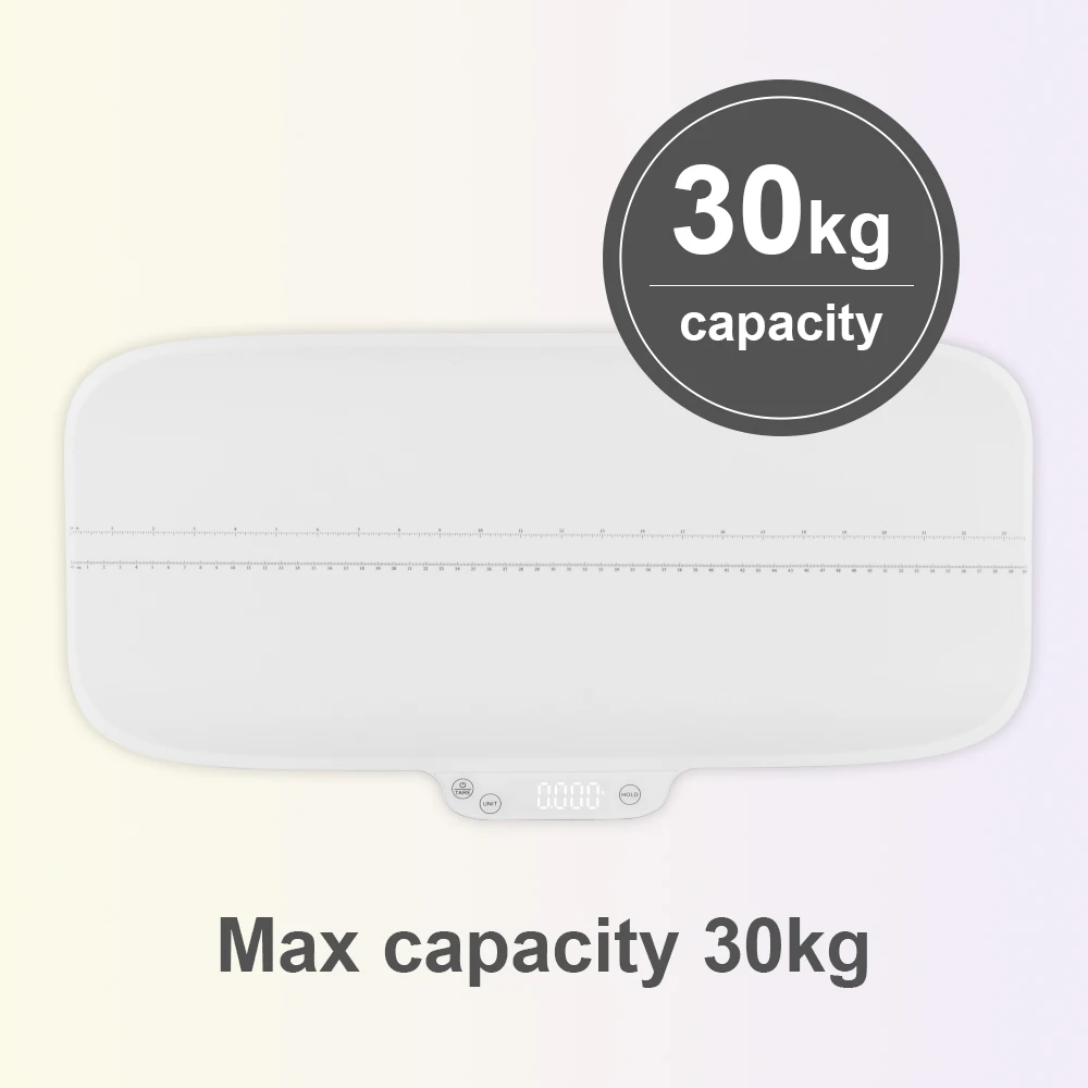 Tare function hold function White LED display 30kg scale digital baby scales & growth charts newborn baby weight scale