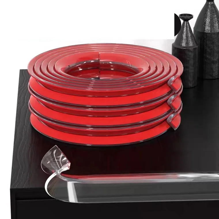 Clear Baby Proofing Corner Guards 100% Silicone Edge Protector Strip, Soft Corner Protectors for child edge protect