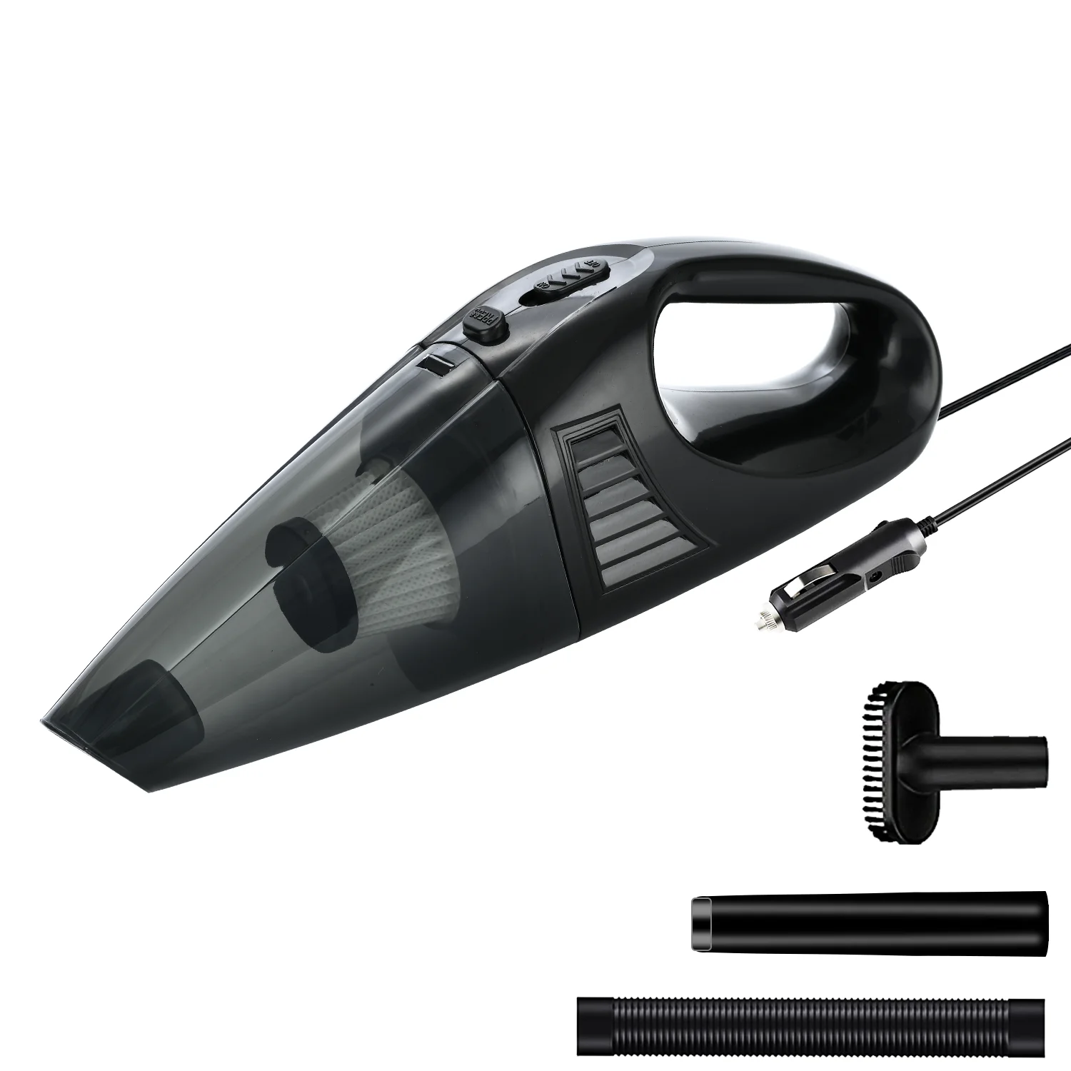 Portable Vacuums Car Cleaner DC12V  Wire Cable Corded High Power Multi-use Handheld Car Vacuum Cleaner