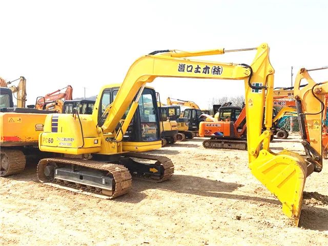Komatsu PC60-7 Used Cheap Mini Excavator for Sale in China Komatsu Excavator Mini Excavator Prices6 Ton