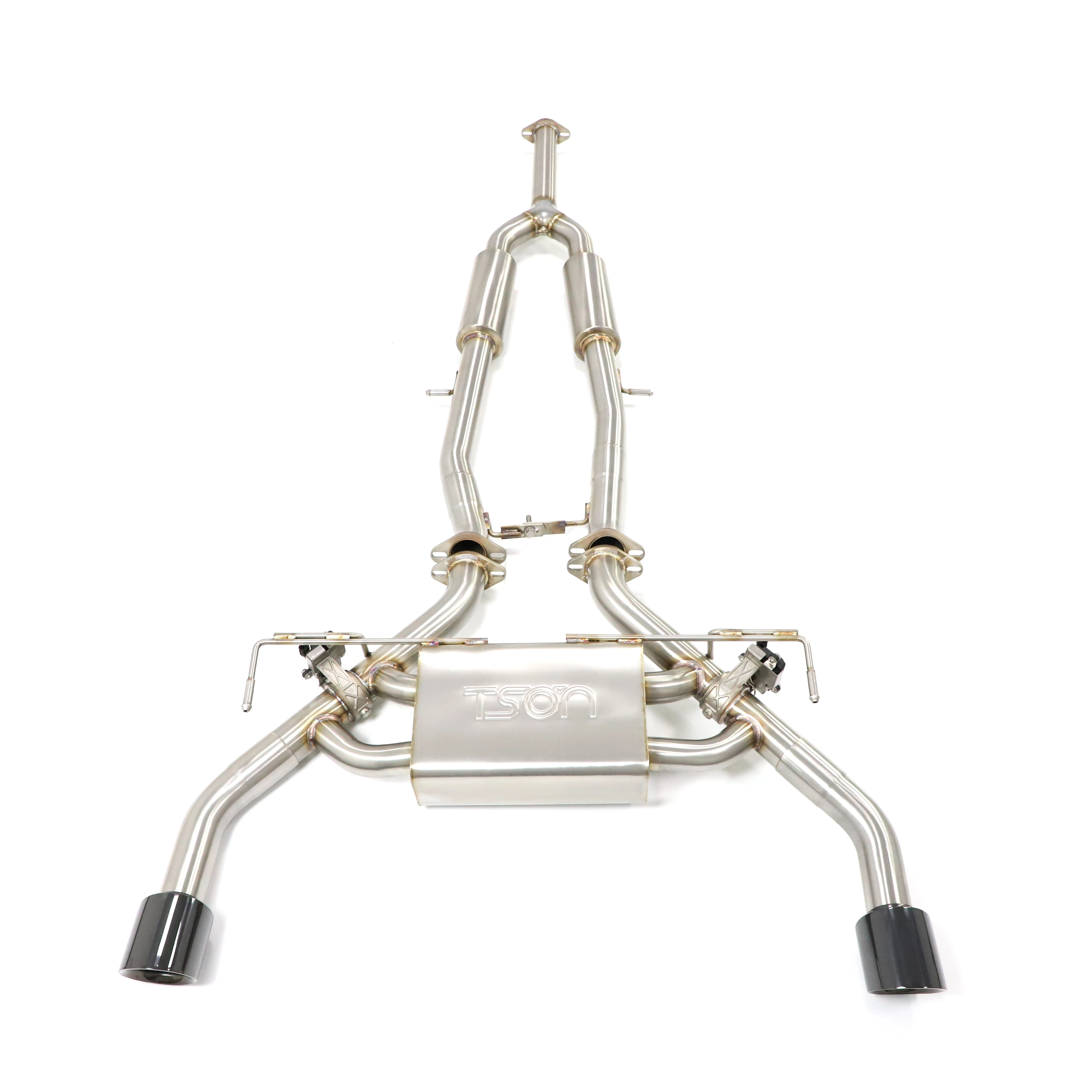 Выхлопная система из полированной нержавеющей стали высокого качества 304 подходит для Infiniti