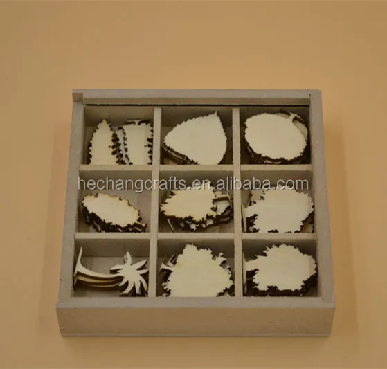 
carved wooden leaf,customized wooden leaf sticker 