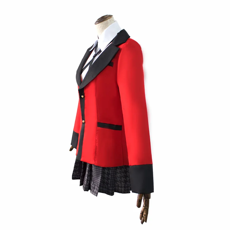 Школьная форма Kakegurui yumeko аниме азартные игры школьный Косплей Костюм с комплектом мужские и женские костюмы на Хэллоуин