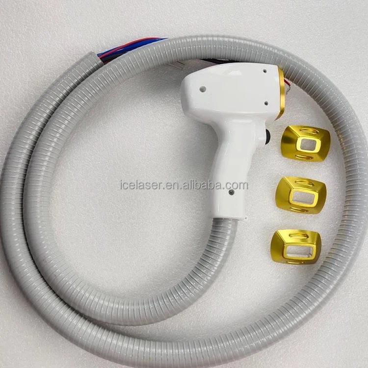 newest adjustable spot size diode laser handle / diode laser hair removal handpiece /diode laser hair removal handle accessories