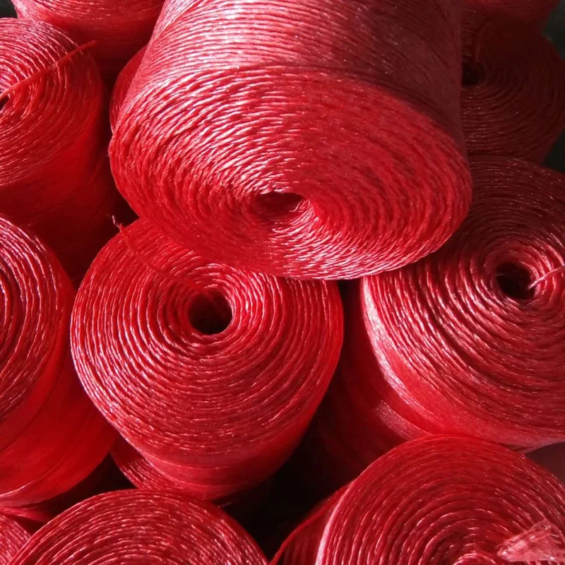 China High Tensile Greenhouse Agriculture Bale Baler Plastic Polypropylene PP PE Split Film Twine Rope for Tying Packaging