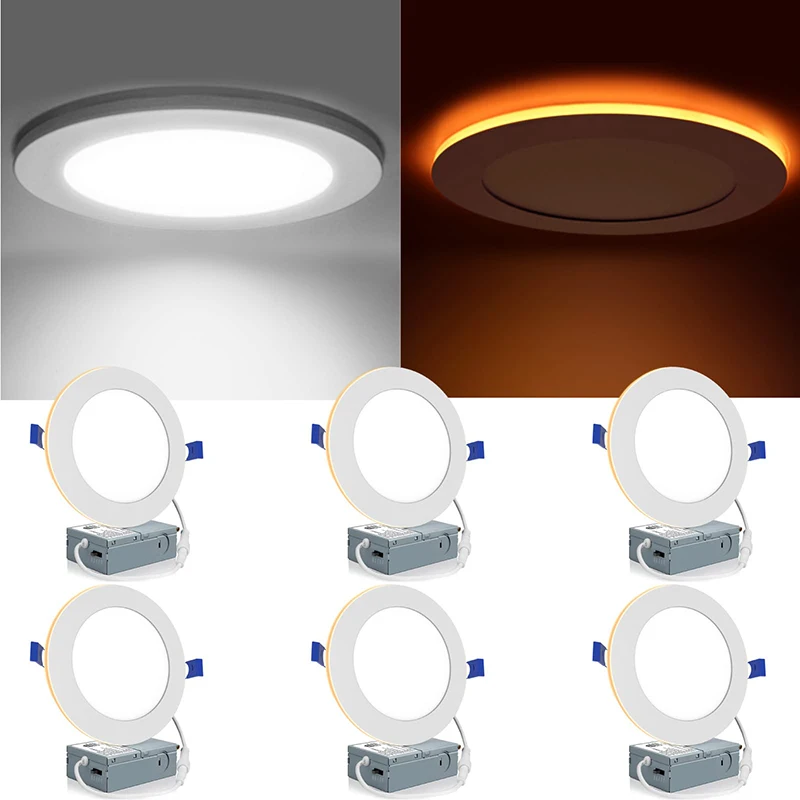 New Indoor Ultra Slim Flush Mounted 4 Inch 6inch 8 9W 12W 18W LED Downlight Recessed Light Panel Night