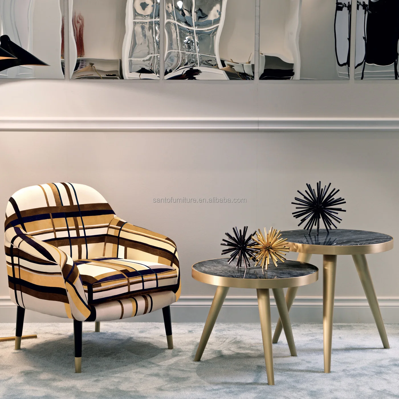 
Hotel Lounge Area Circular Sofa Sales Department Villa Area Sofa Senior Hotel Club Sofa 