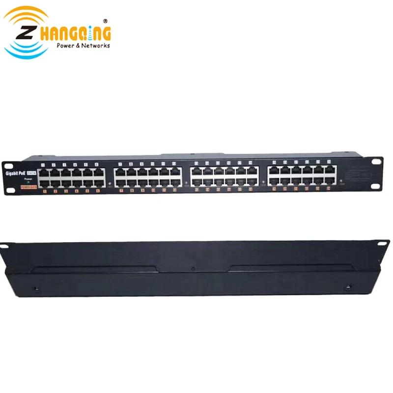 Гигабитный Инжектор PoE с 24 портами, устройство для балансировки нагрузки, идеально подходит для IP-камер, IP-телефонов, точек доступа Wi-Fi с 802.3af или 802.3at или пассивным