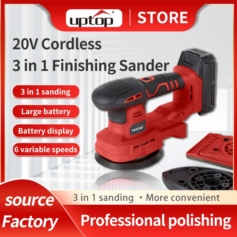 20V  lithium cordless  Palm Sander with battery and charger cordless sander sander machine for wood