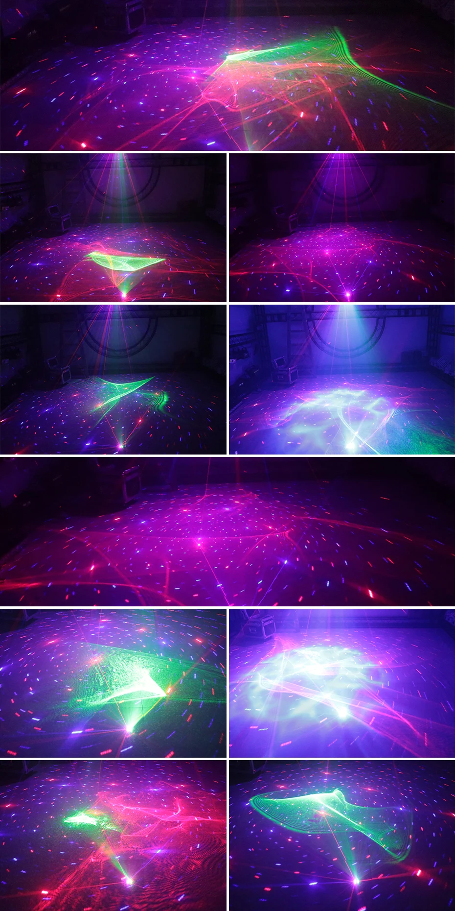 
RGB starry star LED water wave stage lighting for holiday DJ DIsco laser light projector 