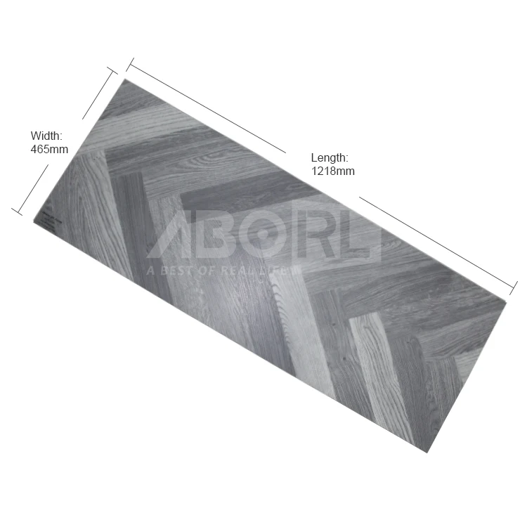 Hot selling Chevron Wood pattern design 5mm Rigid core SPC Flooring