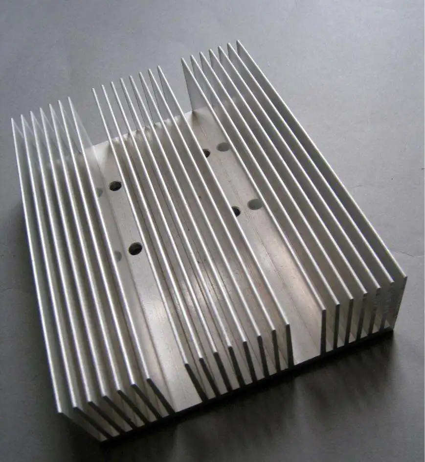 Shanghai aluminum manufacturer cob fin pin heatsink 100w row light bar led heatsink