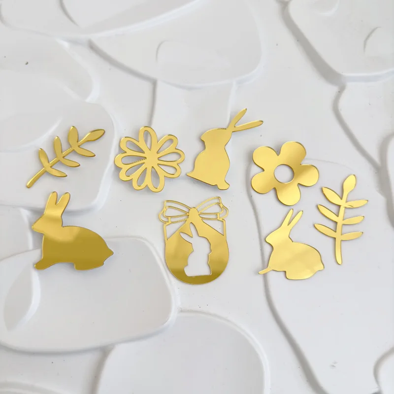 Easter Day cake decorators acrylic cake toppers rabbit carrot cake decorating tools