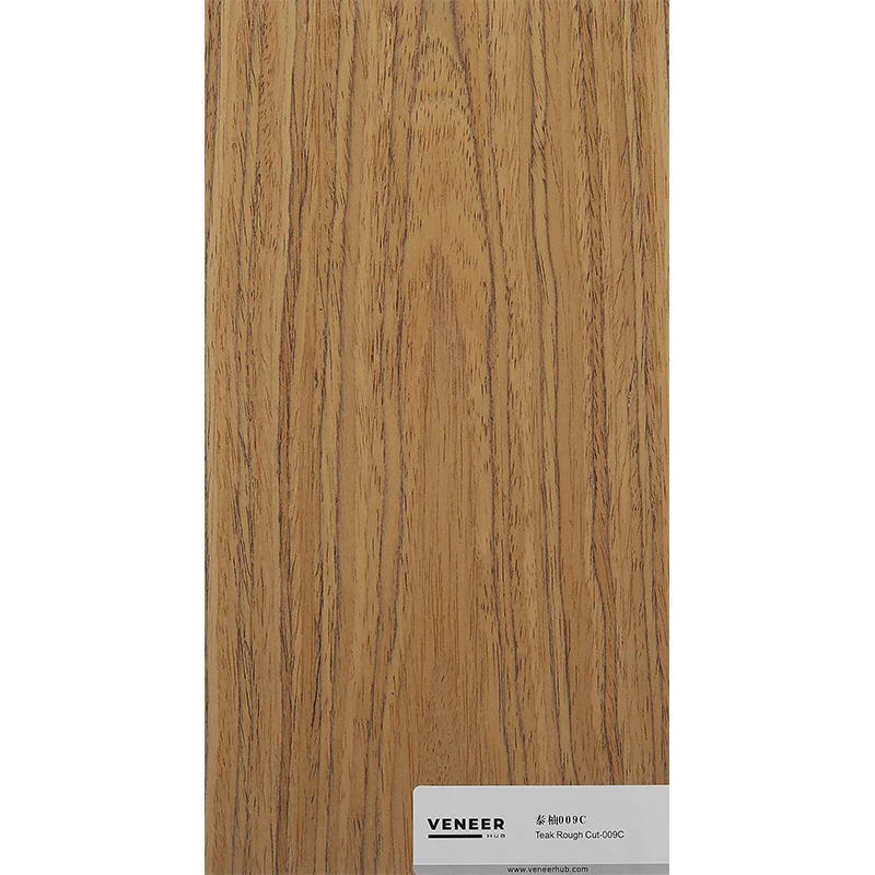 Thai Teak Engineered Wood Veneer Golden Supplier Direct Sales Reconstituted Veneer