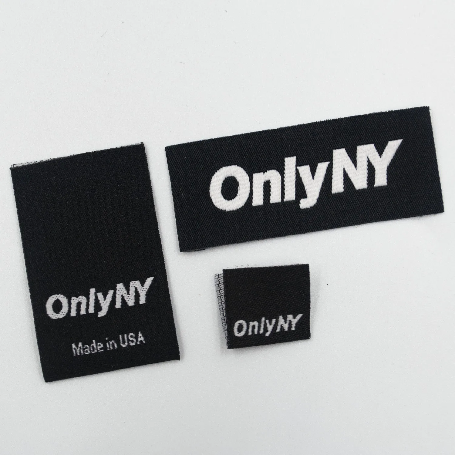 Clothing Labels Custom Woven Own Logo Professional Clothes Tags Maker Custom Woven Label For Garment