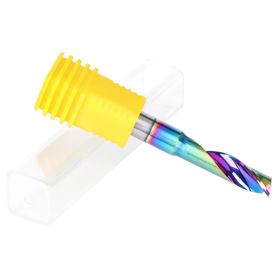 DouRuy Carbide End Mill Aluminum Cut Milling Cutters ACP Cutting Single Flute End Mill For Aluminum