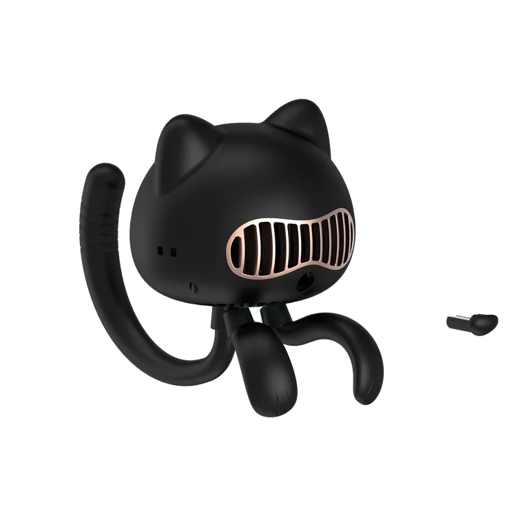 Cartoon Shape Summer Sales Rechargeable Battery Summer Stroller Fan Cooling Lovely Hello Kitty Cat Style Fan For Child Baby