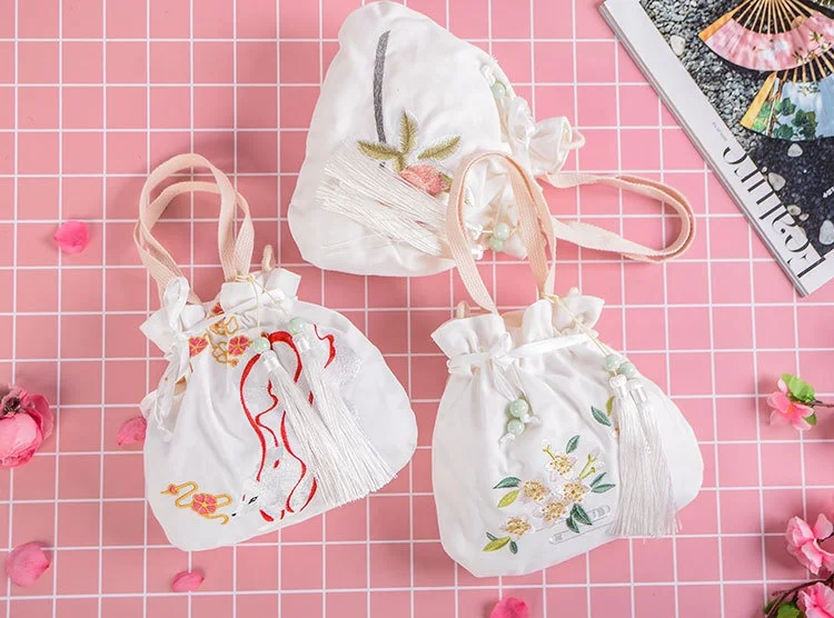 Handmade Customize Handbag lace Flower Bags in Chinese wind handbag