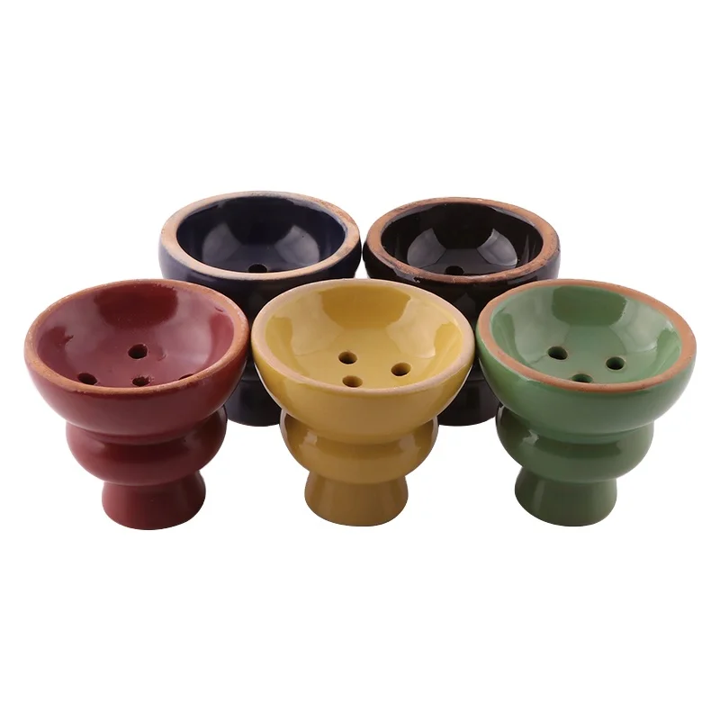 Erliao Hot Sale Cheap Hookah Bowl Small Size Ceramic Bowl New Design Hookah Accessories Hookah Clay Bowl Wholesale