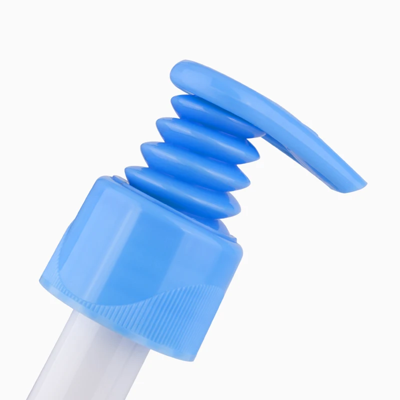 Full plastic left right lock 24/410 28/410 half ribbed smooth lotion pump for shampoo