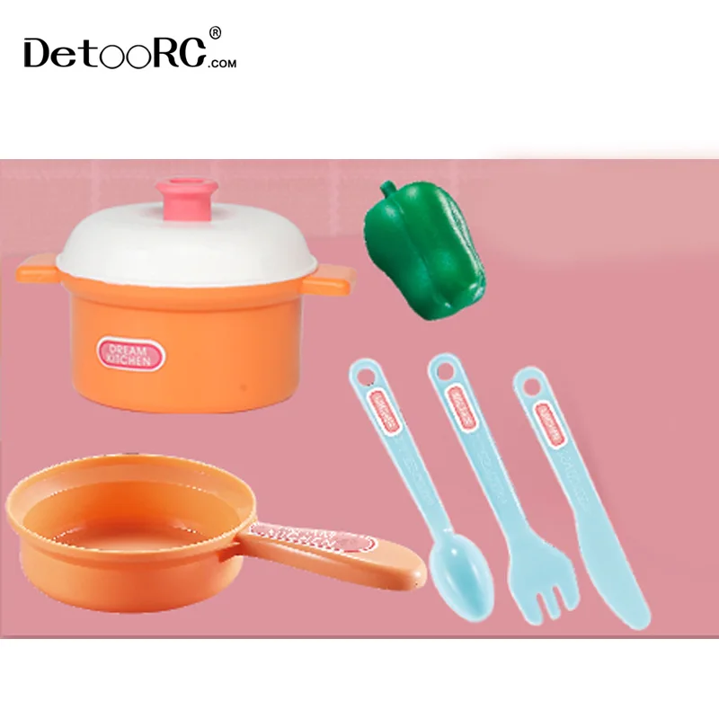 Detoo  Diy Stem Educational Toys kitchen toys sets for kids learning and playing free samply pink toys for girls