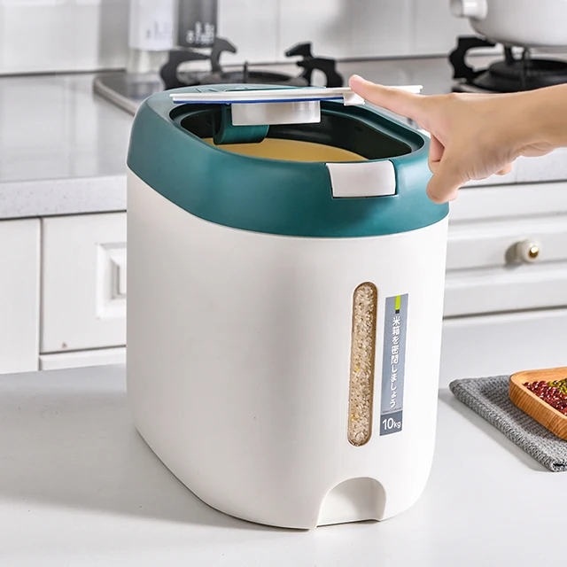 Rmier environmentally friendly material rice storage bucket with moisture-proof design kitchen bean plastic storage bucket