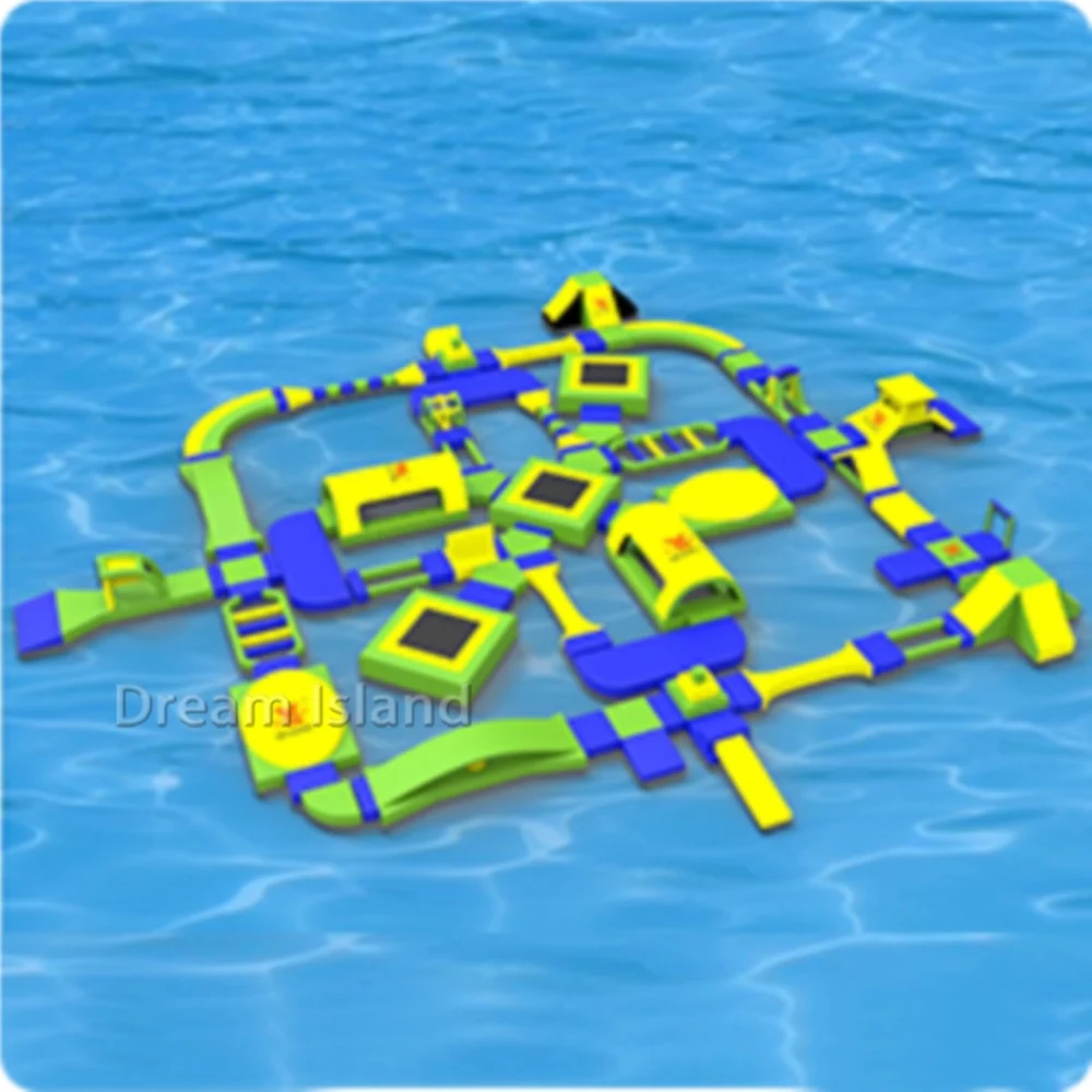 Commercial inflatable water park outdoor for adult combination aqua mobile inflatable floating park