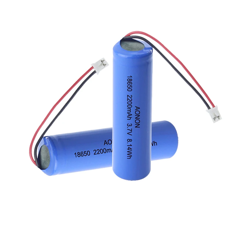 KC CB  Certificate 3.7V li-ion 18650 2200mAh Rechargeable Lithium Battery with pcb + wire/connector and customize available